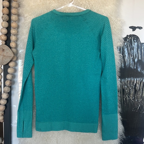 Lululemon Long Sleeve Shirt, Turquoise - Picture 2 of 12